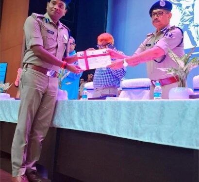 Saran SSP honored as 191 girls rescued in year-long crackdown on trafficking