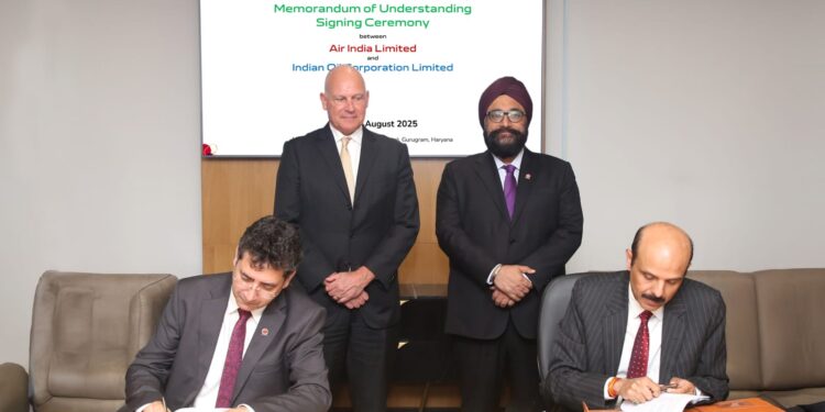 IndianOil, Air India sign MoU to supply sustainable aviation fuel, boost net zero push