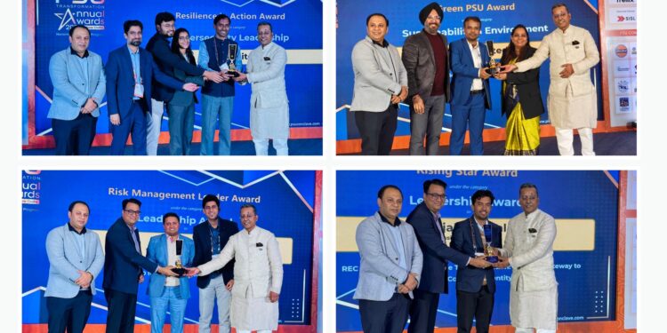REC wins four awards at 5th PSU Transformation Awards 2025