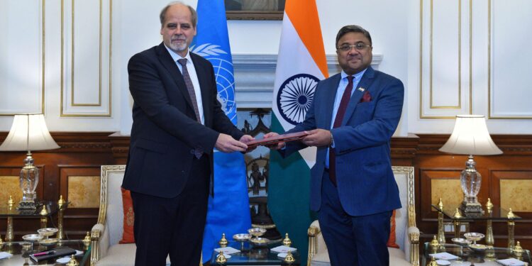 Stefan Priesner takes charge as UN Resident Coordinator in India