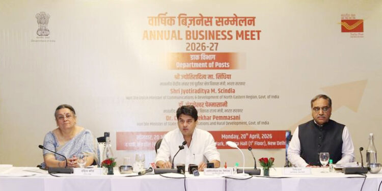 Scindia notes 16% postal revenue growth, charts FY27 strategy