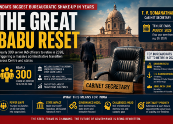 India’s biggest bureaucratic shake-up in years: Nearly 300 senior IAS officers to retire in 2026