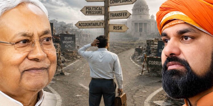 BIHAR BUREAUCRACY BROKEN, BLOATED, BATTLE-WEARY