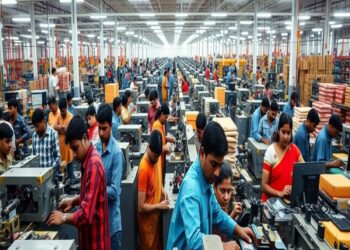 India’s industrial output grows 4.9% in April, led by manufacturing