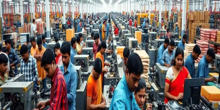 India’s industrial output grows 4.9% in April, led by manufacturing